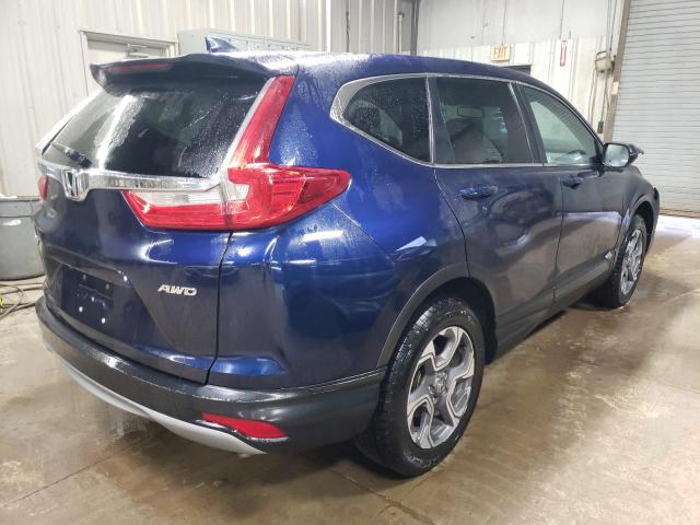 7FARW2H83JE099786 - 2018 HONDA CR-V EXL BLUE photo 3