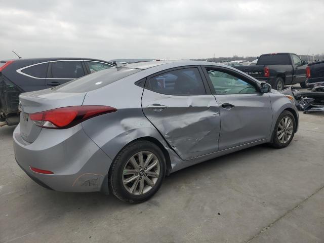 5NPDH4AE4FH640042 - 2015 HYUNDAI ELANTRA SE GRAY photo 3