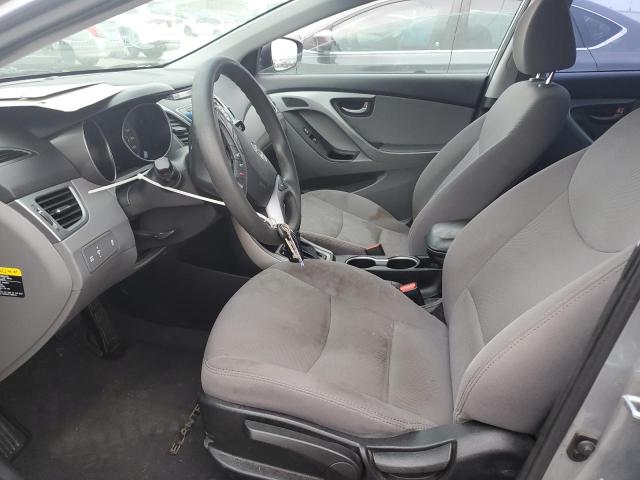 5NPDH4AE4FH640042 - 2015 HYUNDAI ELANTRA SE GRAY photo 7