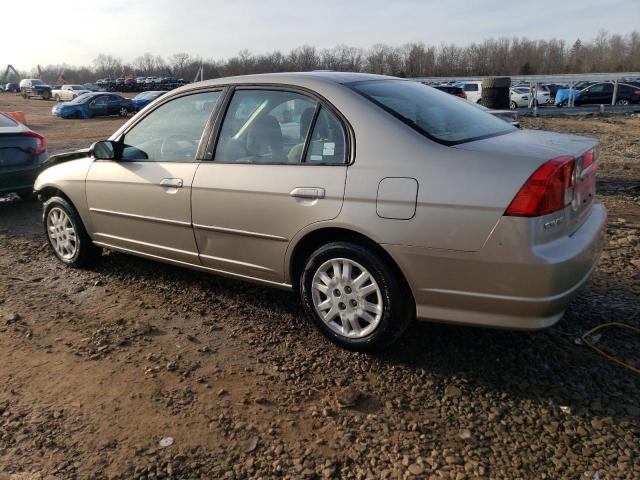 2HGES16575H608952 - 2005 HONDA CIVIC LX SILVER photo 2