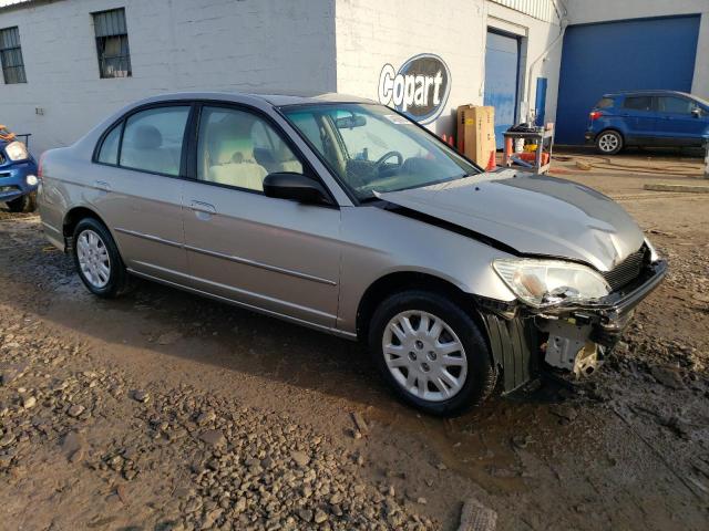 2HGES16575H608952 - 2005 HONDA CIVIC LX SILVER photo 4