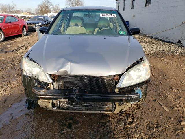 2HGES16575H608952 - 2005 HONDA CIVIC LX SILVER photo 5