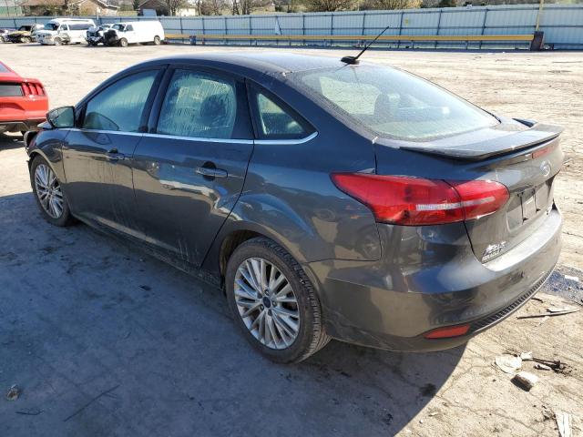 1FADP3J26GL300669 - 2016 FORD FOCUS TITANIUM GRAY photo 2