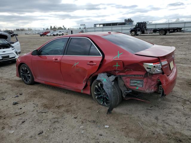 4T1BF1FK0CU629868 - 2012 TOYOTA CAMRY BASE MAROON photo 2