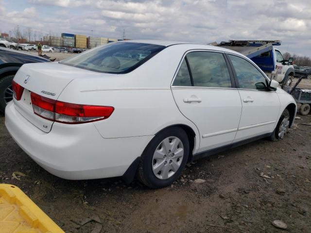 1HGCM56433A038833 - 2003 HONDA ACCORD LX WHITE photo 3