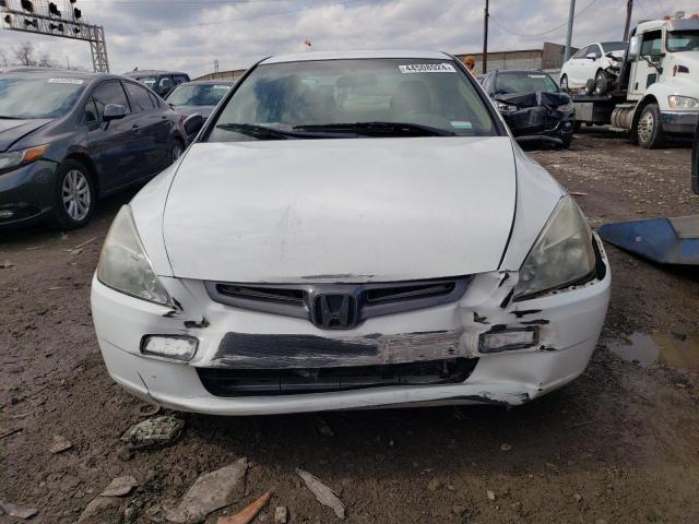 1HGCM56433A038833 - 2003 HONDA ACCORD LX WHITE photo 5