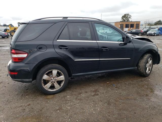 4JGBB8GB9AA590344 - 2010 MERCEDES-BENZ ML 350 4MATIC BLACK photo 3