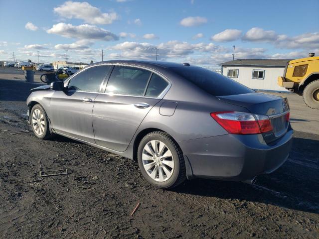 1HGCR3F81EA020049 - 2014 HONDA ACCORD EXL GRAY photo 2