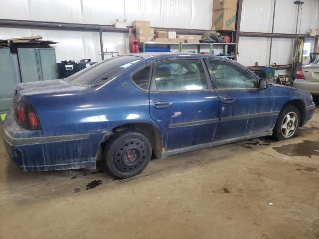 2G1WF52E049388883 - 2004 CHEVROLET IMPALA BLUE photo 3