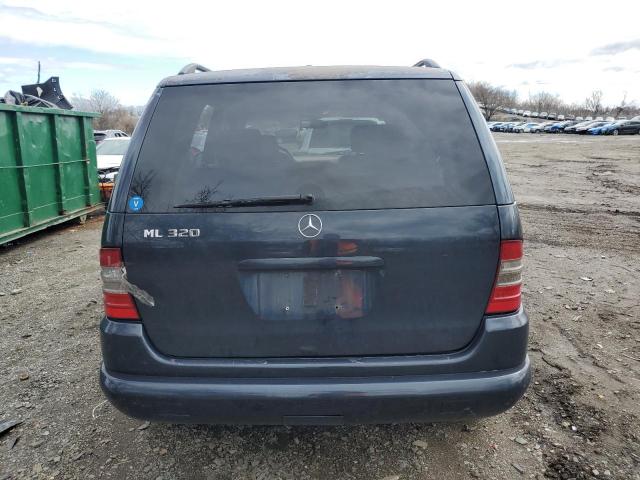 4JGAB54E6YA147328 - 2000 MERCEDES-BENZ ML 320 BLUE photo 6