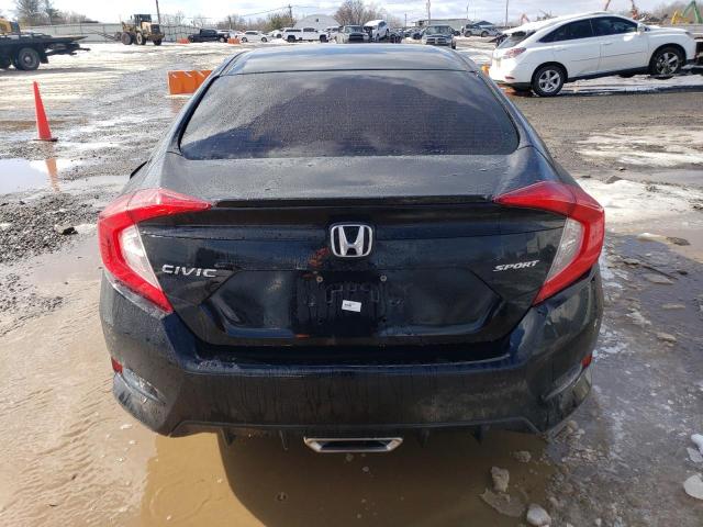 2HGFC2F8XLH501053 - 2020 HONDA CIVIC SPORT 黑色 照片 6