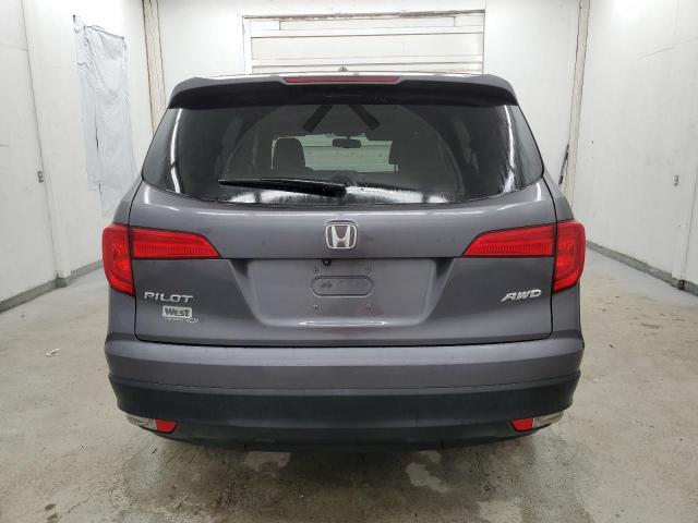 5FNYF6H53HB058038 - 2017 HONDA PILOT EXL GRAY photo 6