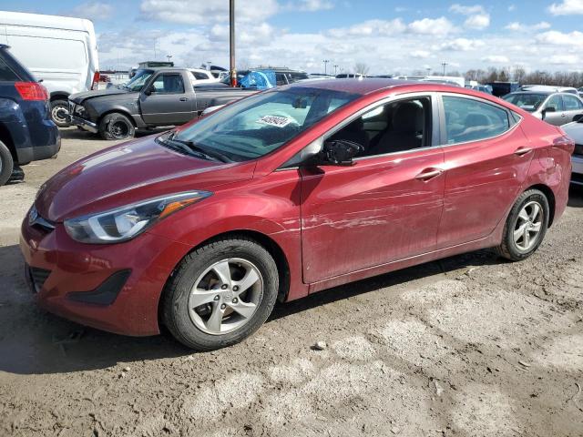 5NPDH4AE3EH501194 - 2014 HYUNDAI ELANTRA SE RED photo 1