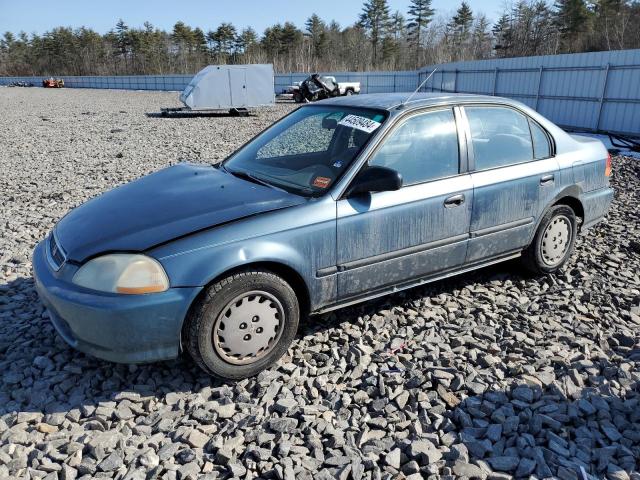 2HGEJ6622VH500583 - 1997 HONDA CIVIC DX BLUE photo 1