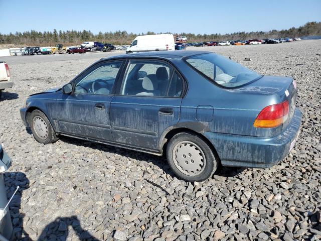 2HGEJ6622VH500583 - 1997 HONDA CIVIC DX BLUE photo 2