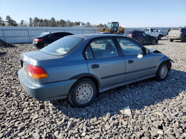 2HGEJ6622VH500583 - 1997 HONDA CIVIC DX BLUE photo 3