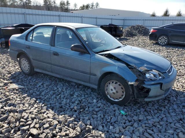 2HGEJ6622VH500583 - 1997 HONDA CIVIC DX BLUE photo 4