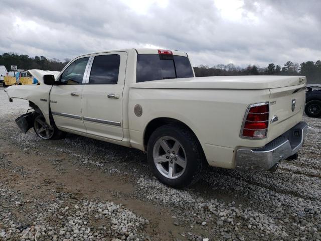 1D7RB1CT9AS226546 - 2010 DODGE RAM 1500 CREAM photo 2