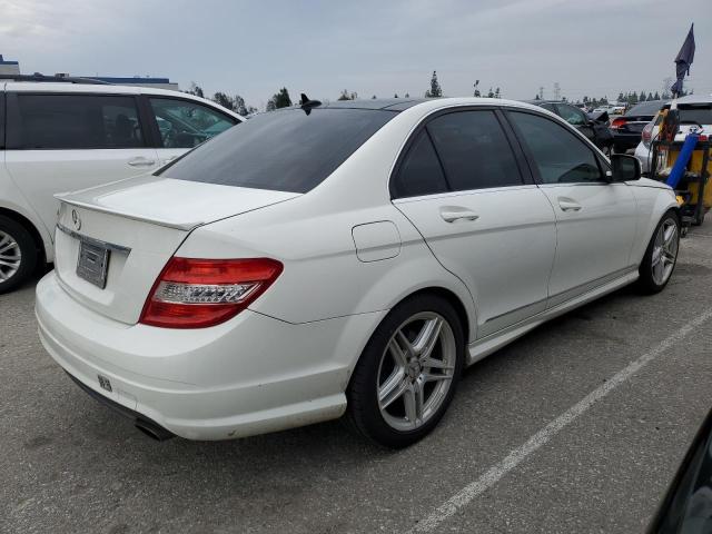 WDDGF56X88F152430 - 2008 MERCEDES-BENZ C 350 WHITE photo 3