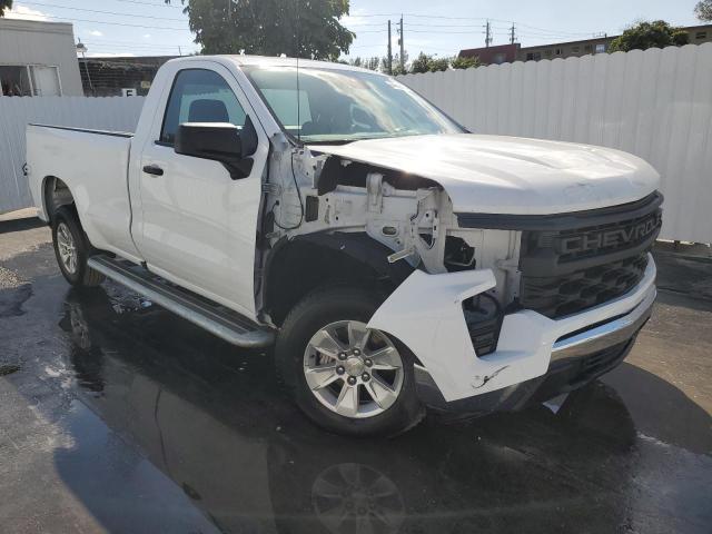 3GCNAAED5PG324202 - 2023 CHEVROLET SILVERADO C1500 WHITE photo 4