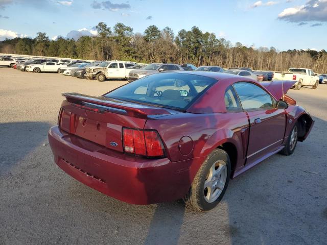 1FAFP406X4F241946 - 2004 FORD MUSTANG RED photo 3