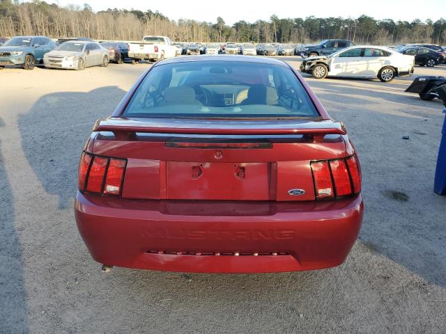1FAFP406X4F241946 - 2004 FORD MUSTANG RED photo 6