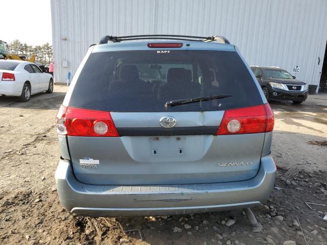 5TDZA23C06S578627 - 2006 TOYOTA SIENNA CE BLUE photo 6