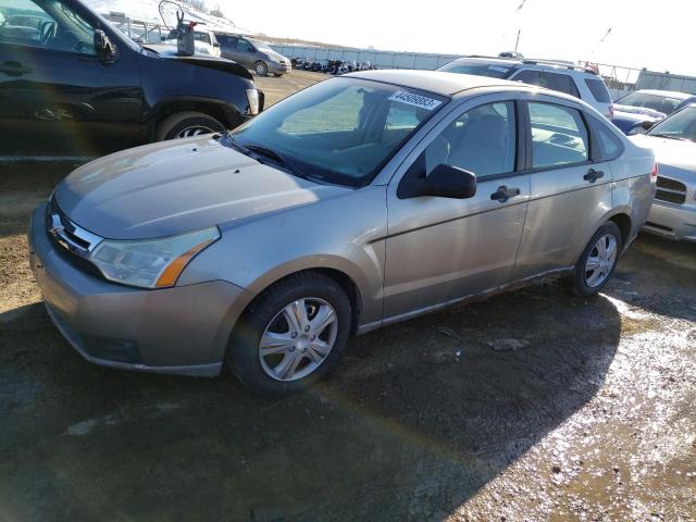 1FAHP34NX8W134387 - 2008 FORD FOCUS S/SE SILVER photo 1