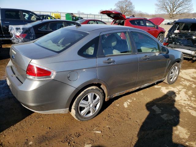 1FAHP34NX8W134387 - 2008 FORD FOCUS S/SE SILVER photo 3