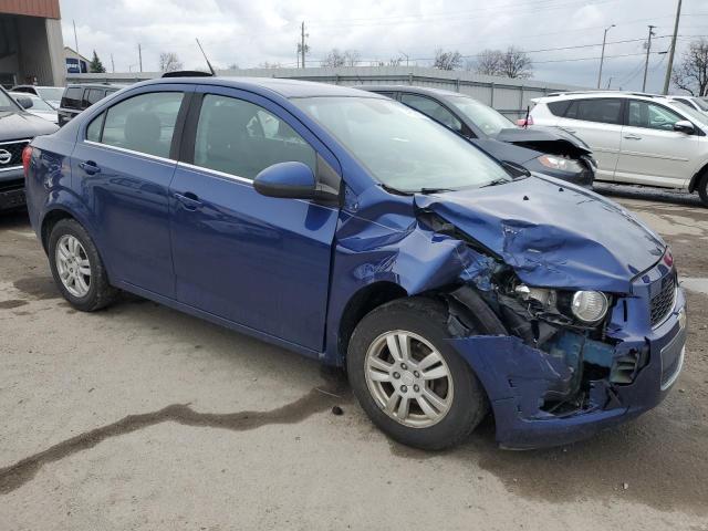 1G1JC5SH4D4181137 - 2013 CHEVROLET SONIC LT BLUE photo 4