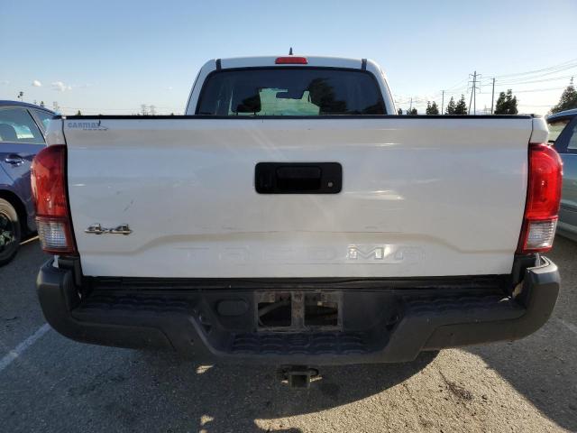 5TFSX5EN0JX058639 - 2018 TOYOTA TACOMA ACCESS CAB WHITE photo 6