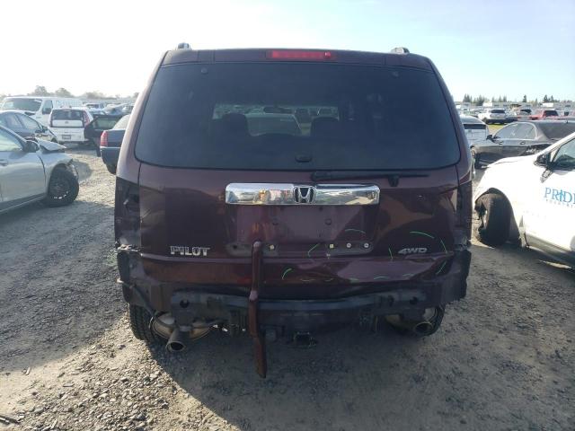 5FNYF4H4XBB007395 - 2011 HONDA PILOT EX BURGUNDY photo 6