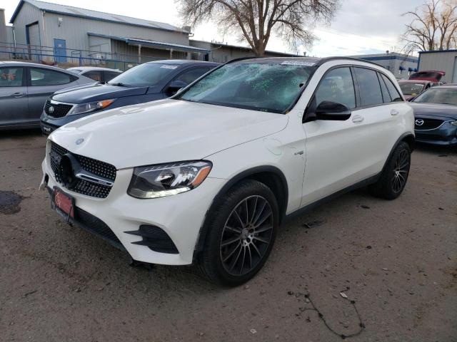 WDC0G6EBXHF167638 - 2017 MERCEDES-BENZ GLC 43 4MATIC AMG WHITE photo 1