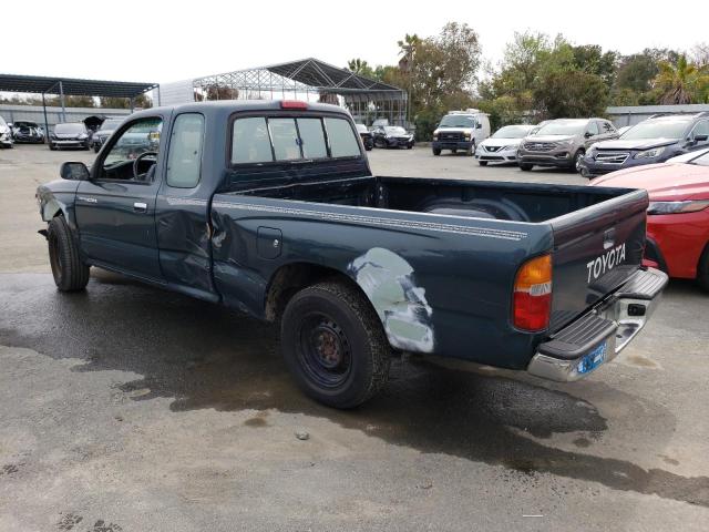 4TAVL52N9TZ186250 - 1996 TOYOTA TACOMA XTRACAB TEAL photo 2