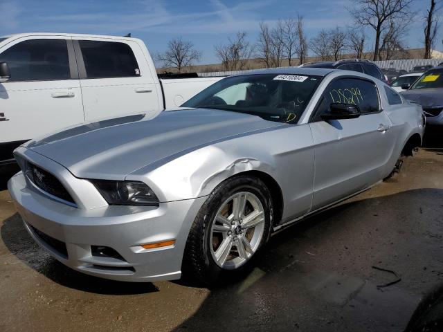 1ZVBP8AM1E5229220 - 2014 FORD MUSTANG SILVER photo 1
