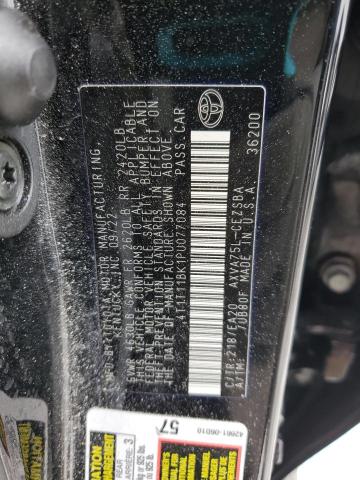 4T1T11BK1PU077084 - 2023 TOYOTA CAMRY SE NIGHT SHADE BLACK photo 12