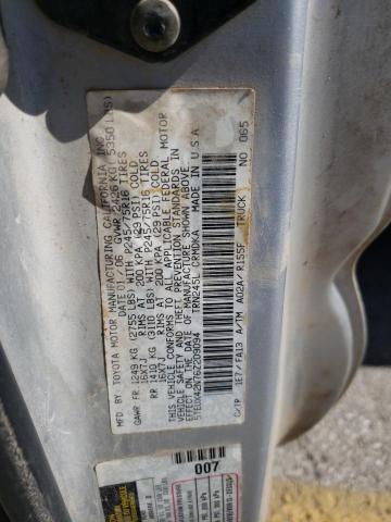 5TEUX42N76Z209094 - 2006 TOYOTA TACOMA ACCESS CAB ნაცრისფერი ფოტო 12