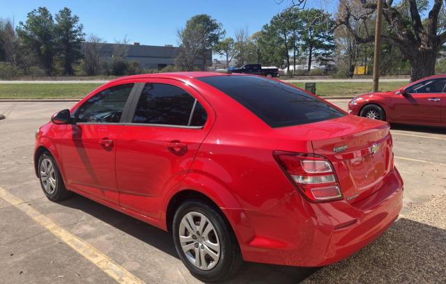 1G1JB5SH1H4130672 - 2017 CHEVROLET SONIC LS 红色 照片 3