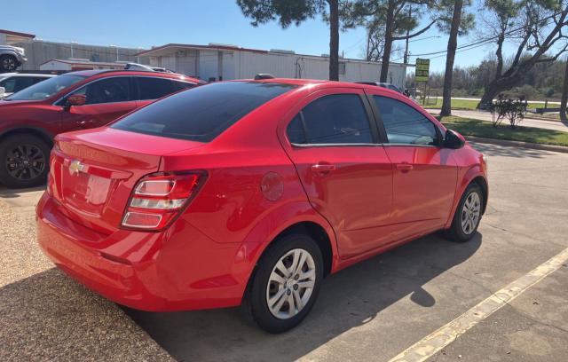 1G1JB5SH1H4130672 - 2017 CHEVROLET SONIC LS RED photo 4