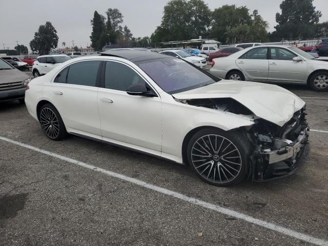 W1K6G7GB4NA104262 - 2022 MERCEDES-BENZ S 580 4MATIC WHITE photo 4