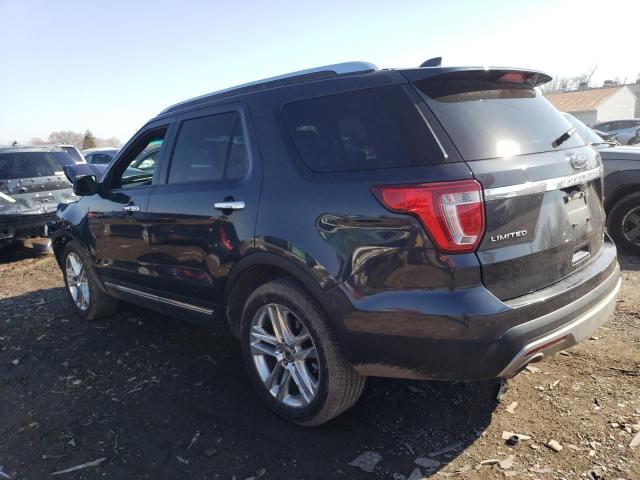 1FM5K8FH2HGB51836 - 2017 FORD EXPLORER LIMITED GRAY photo 2