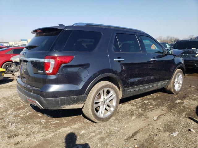 1FM5K8FH2HGB51836 - 2017 FORD EXPLORER LIMITED GRAY photo 3