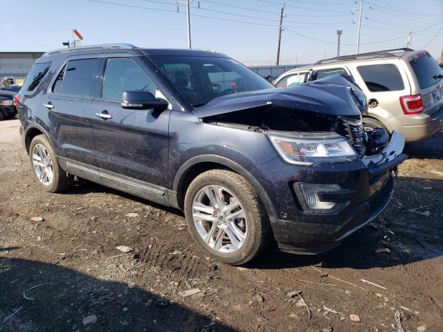 1FM5K8FH2HGB51836 - 2017 FORD EXPLORER LIMITED GRAY photo 4