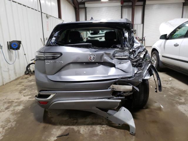 LRBFZSR48ND144153 - 2022 BUICK ENVISION AVENIR GRAY photo 6