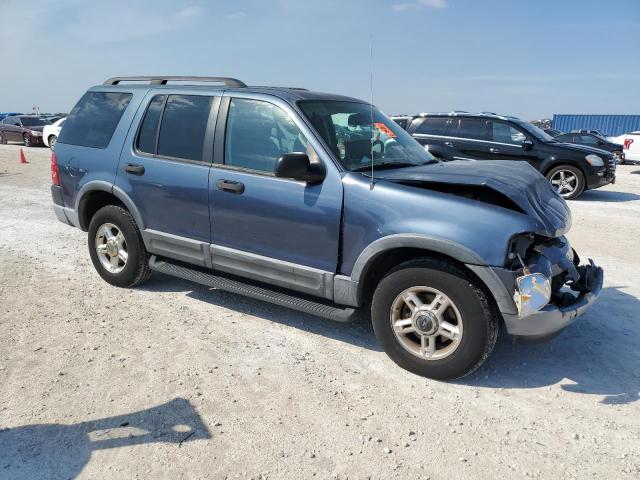 1FMZU63K53UA55225 - 2003 FORD EXPLORER XLT BLUE photo 4