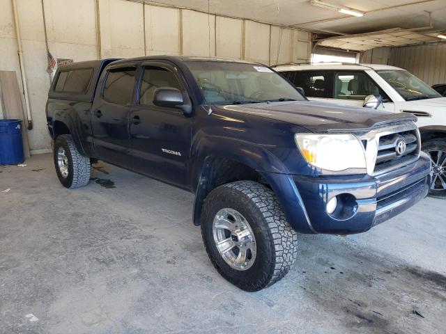 5TEMU52N07Z438829 - 2007 TOYOTA TACOMA DOUBLE CAB LONG BED BLUE photo 4