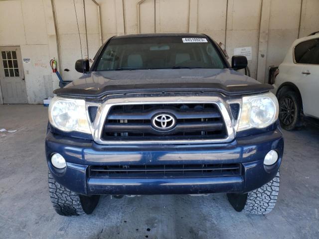 5TEMU52N07Z438829 - 2007 TOYOTA TACOMA DOUBLE CAB LONG BED BLUE photo 5