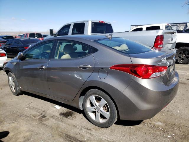 5NPDH4AE0DH341760 - 2013 HYUNDAI ELANTRA GLS BROWN photo 2