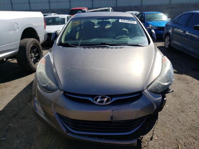 5NPDH4AE0DH341760 - 2013 HYUNDAI ELANTRA GLS BROWN photo 5