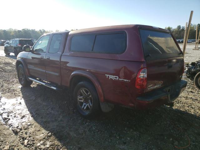 5TBRT38156S482153 - 2006 TOYOTA TUNDRA ACCESS CAB LIMITED BURGUNDY photo 2